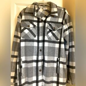 Women’s Fashion by Mirabeau Flannel Shirt Jacket